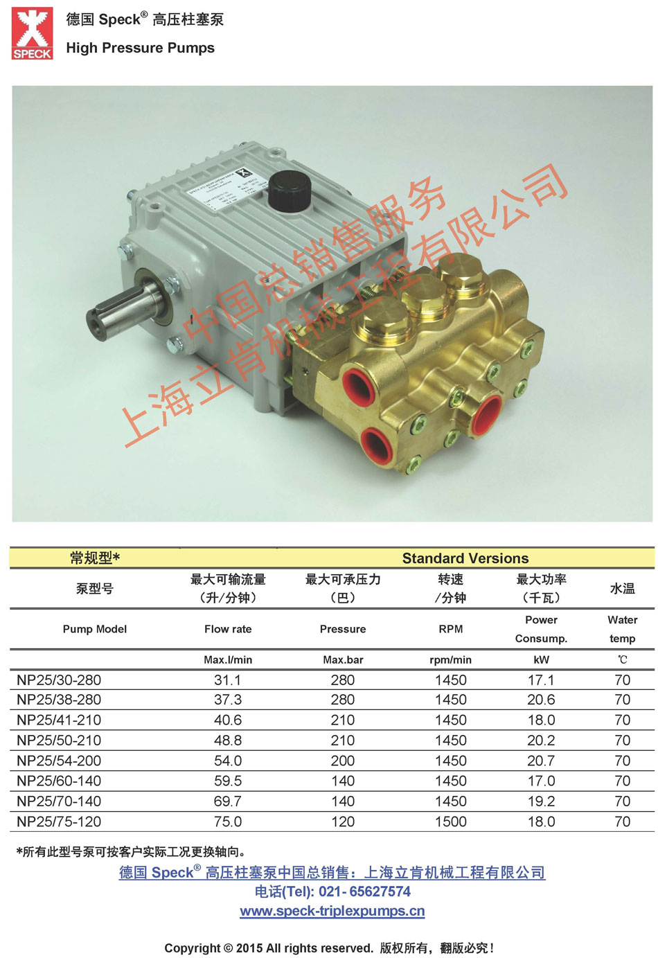 NP25系列(30~75L/min,~280bar)