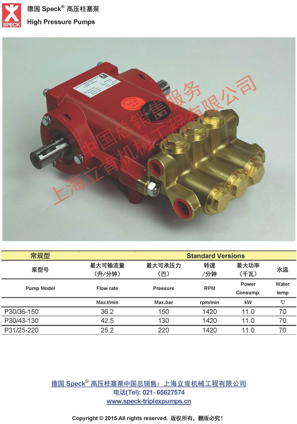 P30/31系列(25~36L/min,~220bar)